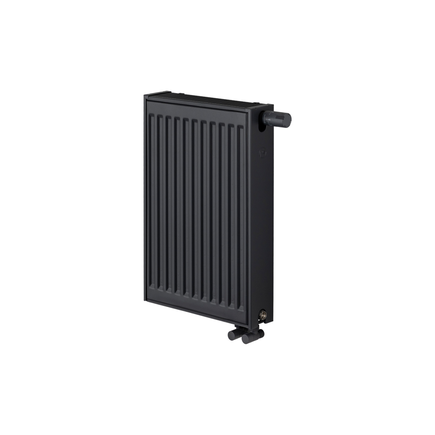Grzejnik pokojowy panelowy Classic Line CV22 600x400 antracyt 634W - widok perspektywiczny