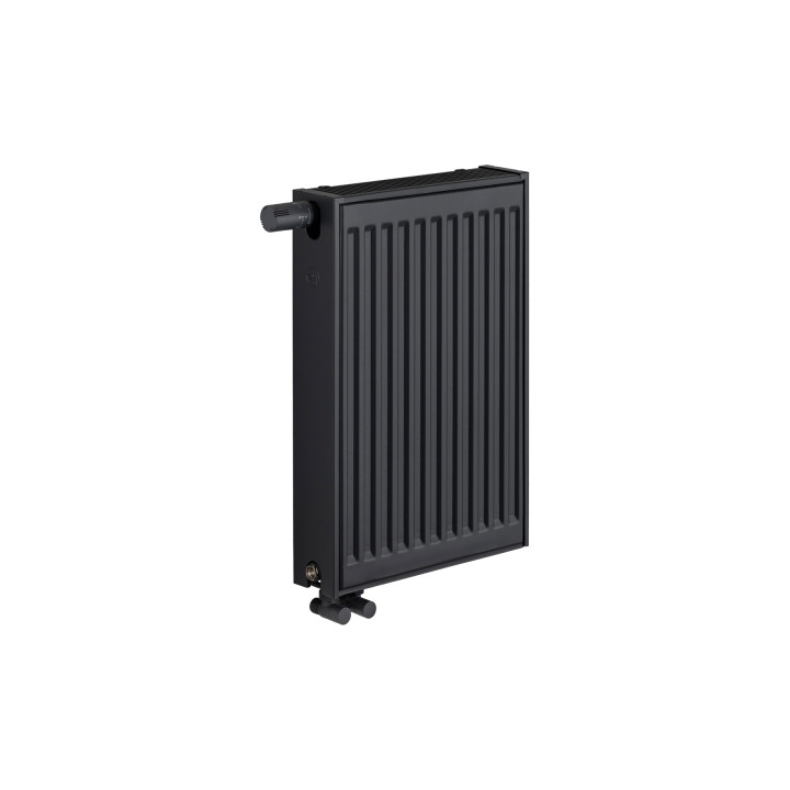 Grzejnik pokojowy panelowy Classic Line CV22 600x400 antracyt 634W - widok perspektywiczny