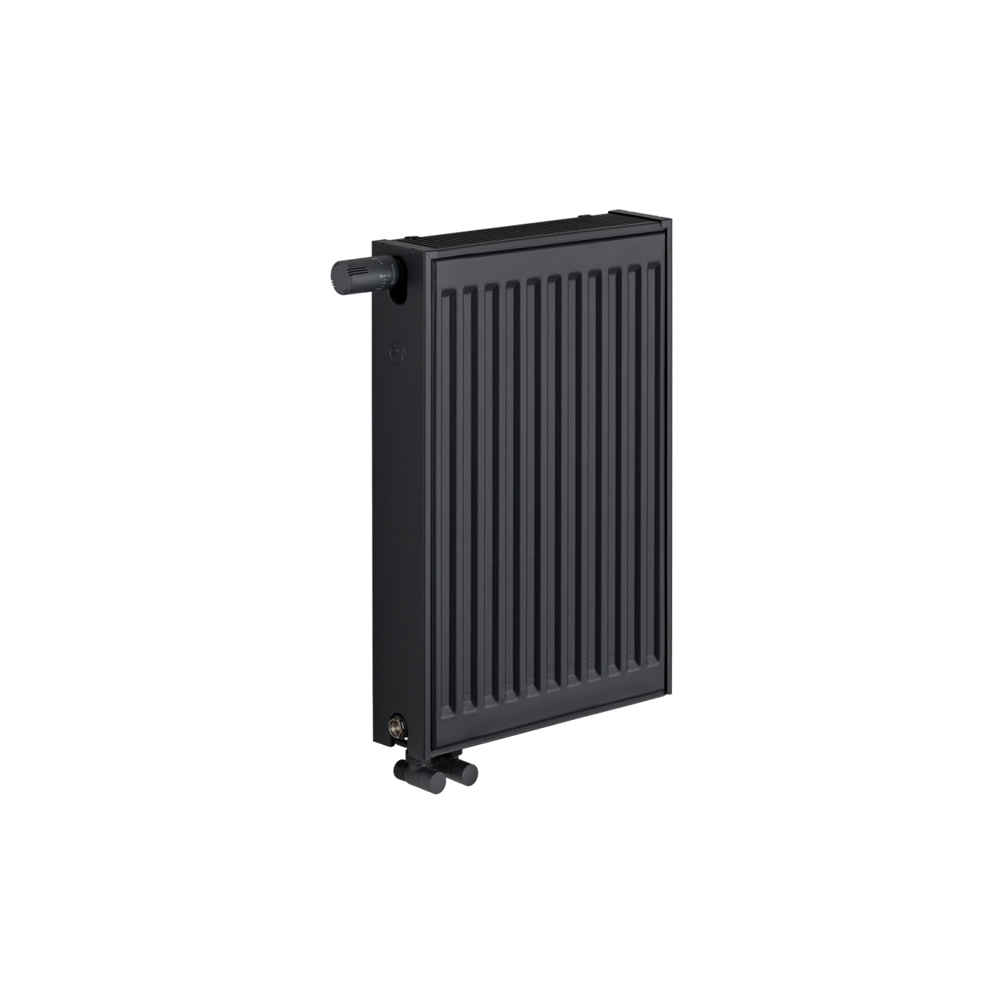 Grzejnik pokojowy panelowy Classic Line CV22 600x400 antracyt 634W - widok perspektywiczny