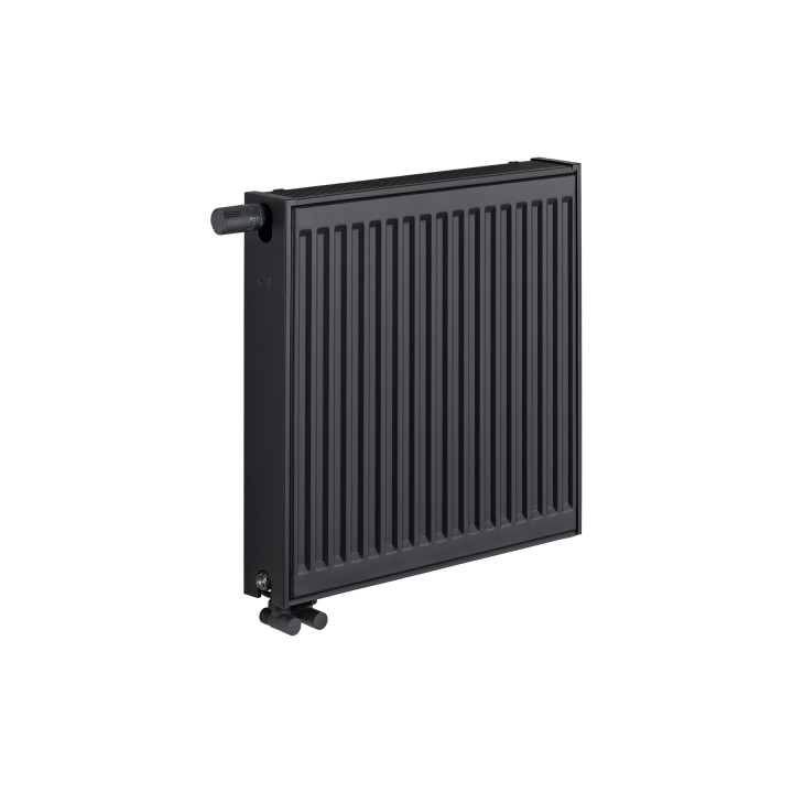 Grzejnik pokojowy panelowy Classic Line CV22 600x600 antracyt 760W - widok perspektywiczny
