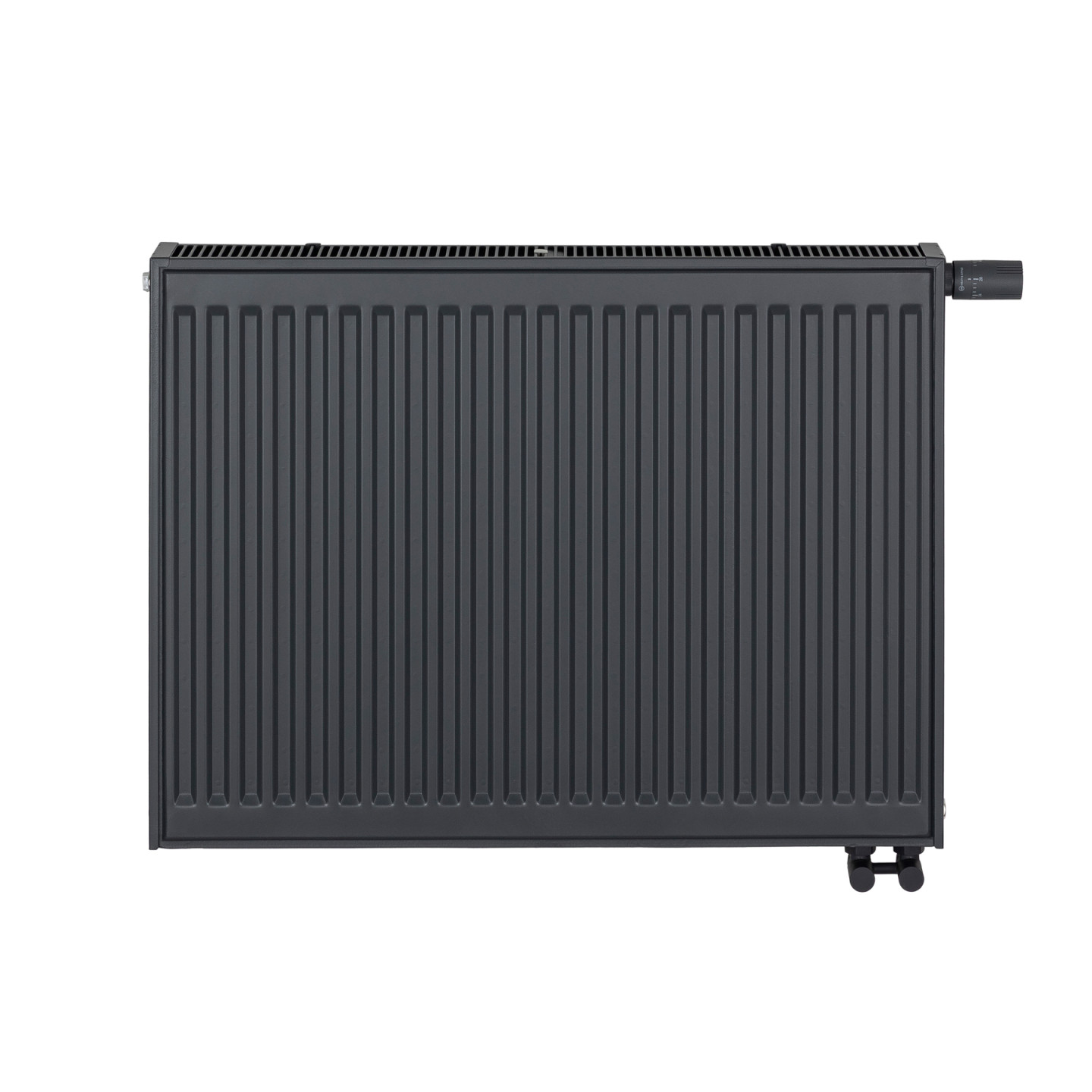 Grzejnik pokojowy panelowy Classic Line CV22 600x800 antracyt 1267W - widok z przodu