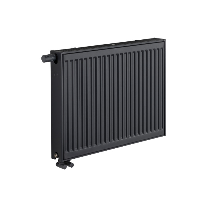 Grzejnik pokojowy panelowy Classic Line CV22 600x800 antracyt 1267W - widok perspektywiczny