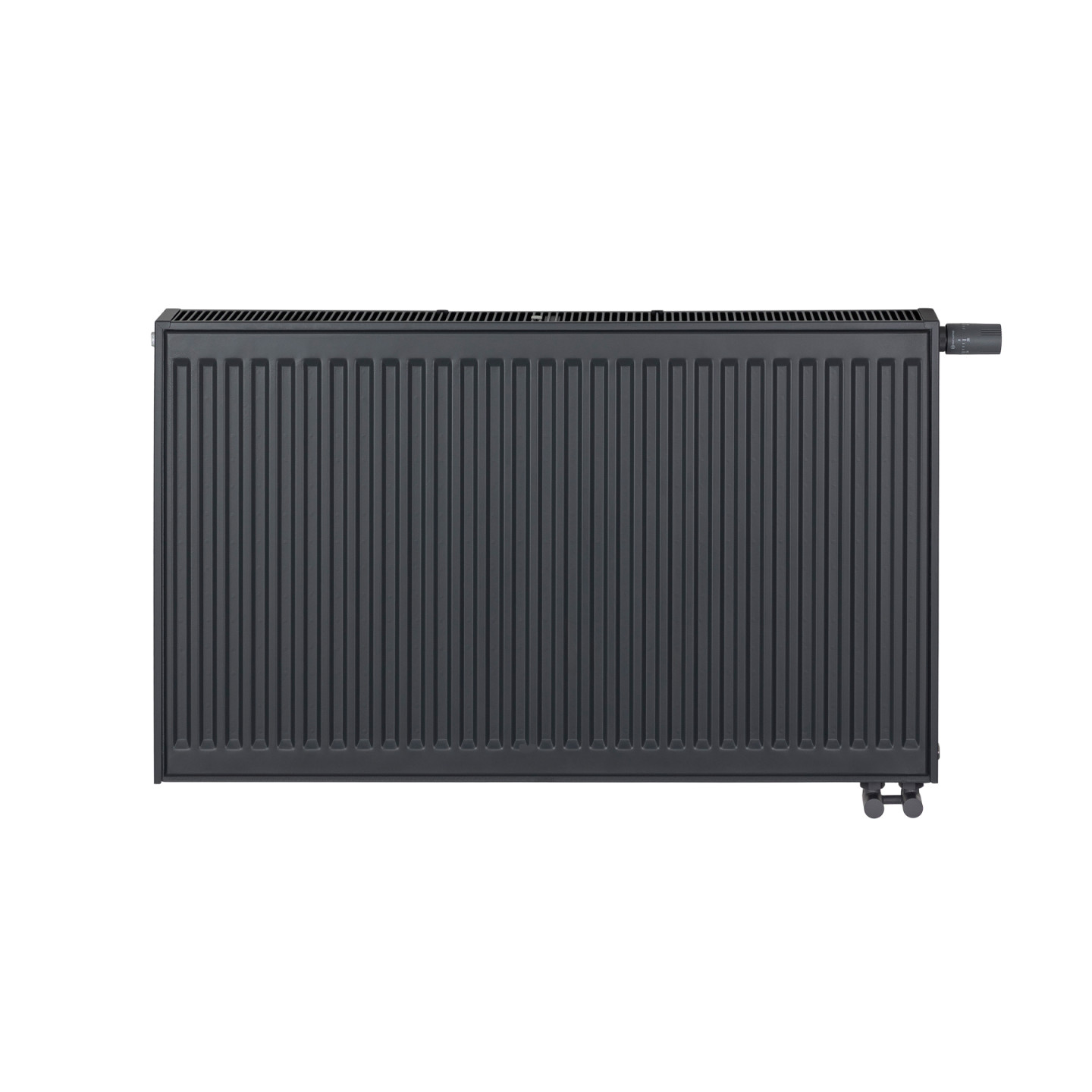 Grzejnik pokojowy panelowy Classic Line CV22 600x1000 antracyt 1584W - widok z przodu