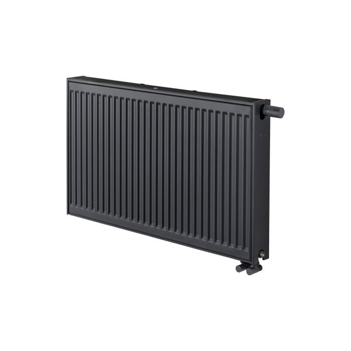Grzejnik pokojowy panelowy Classic Line CV22 600x1000 antracyt 1584W - widok perspektywiczny