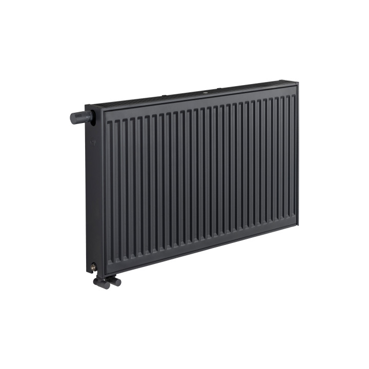 Grzejnik pokojowy panelowy Classic Line CV22 600x1000 antracyt 1584W - widok perspektywiczny