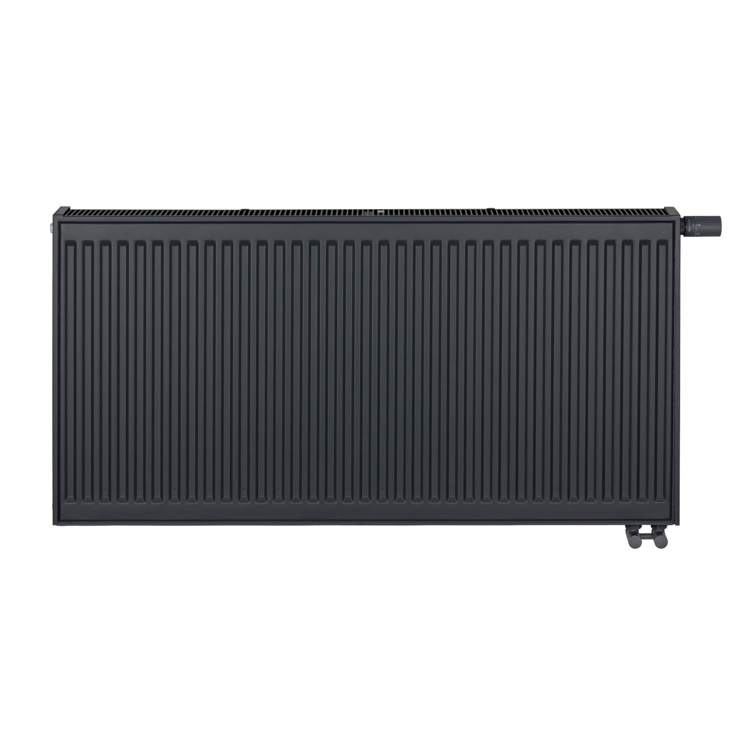 Grzejnik pokojowy panelowy Classic Line CV22 600x1200 antracyt 1901W - widok z przodu
