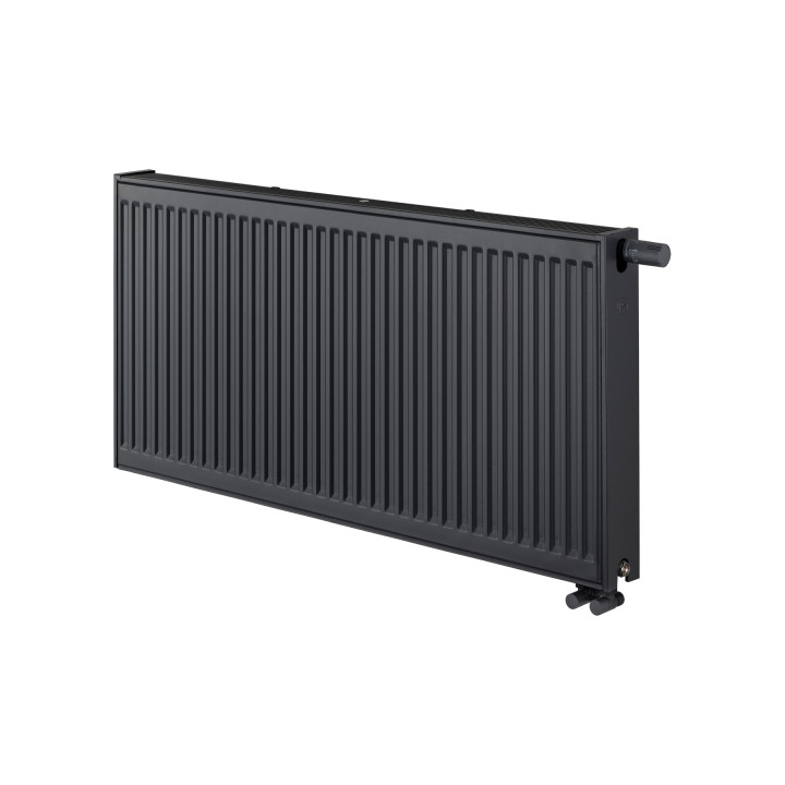 Grzejnik pokojowy panelowy Classic Line CV22 600x1200 antracyt 1901W - widok perspektywiczny