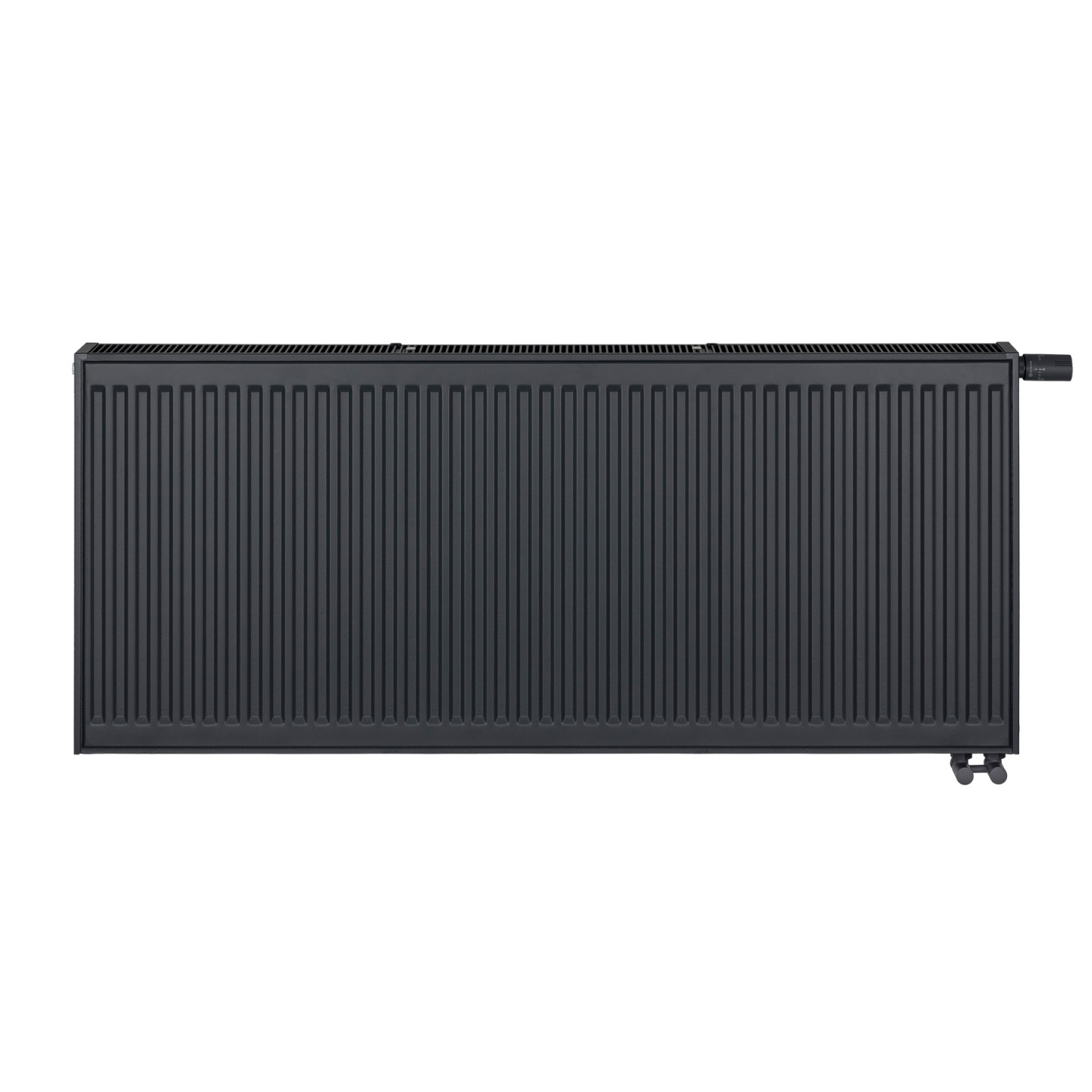 Grzejnik pokojowy panelowy Classic Line CV22 600x1400 antracyt 2218W - widok z przodu