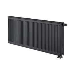 Grzejnik pokojowy panelowy Classic Line CV22 600x1400 antracyt 2218W - widok perspektywiczny
