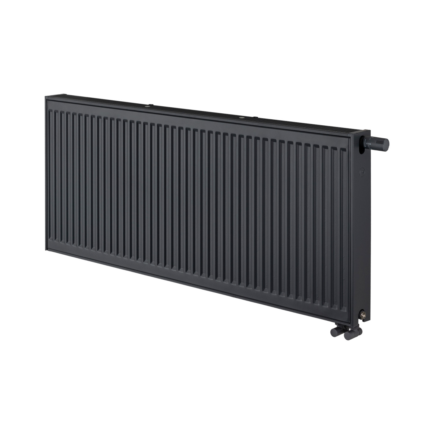 Grzejnik pokojowy panelowy Classic Line CV22 600x1400 antracyt 2218W - widok perspektywiczny