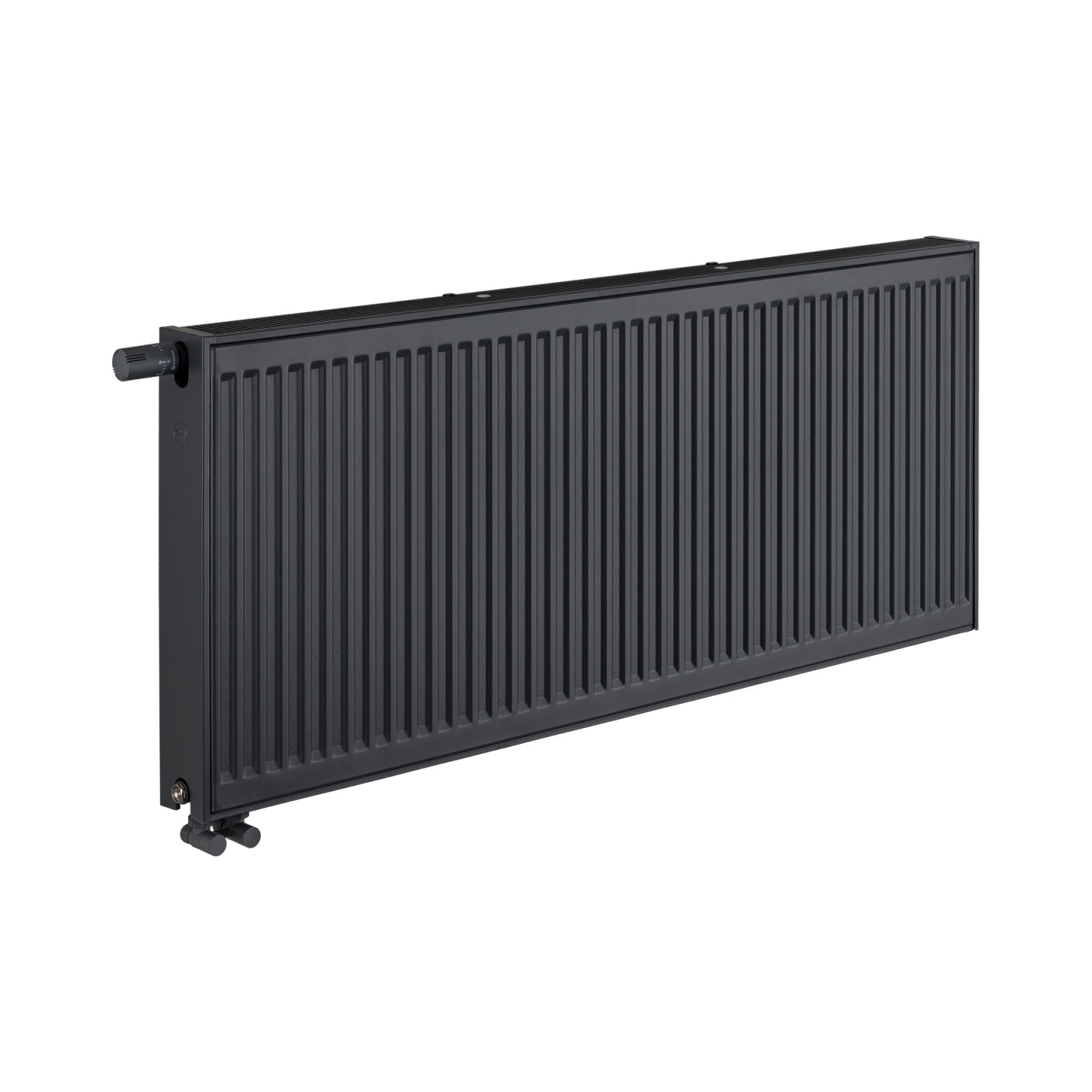Grzejnik pokojowy panelowy Classic Line CV22 600x1400 antracyt 2218W - widok perspektywiczny