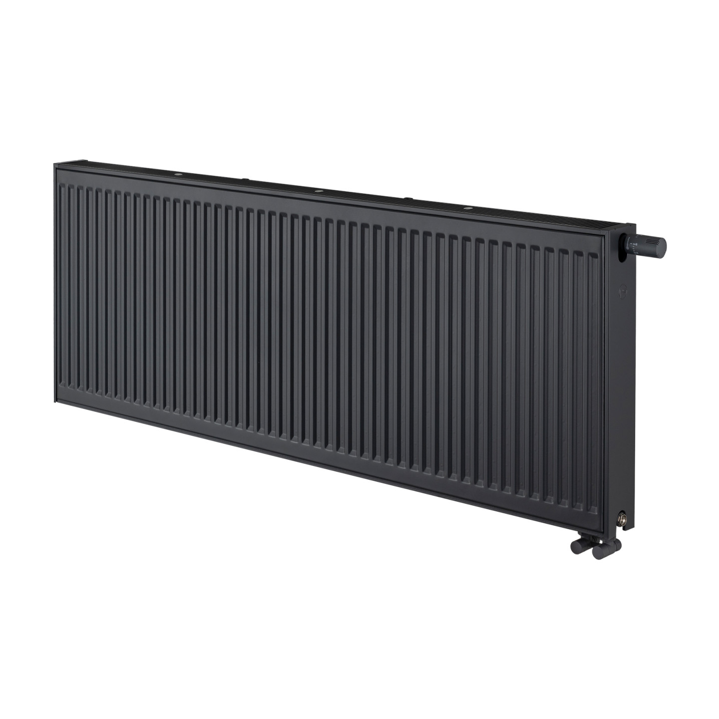 Grzejnik pokojowy panelowy Classic Line CV22 600x1600 antracyt 2534W - widok perspektywiczny