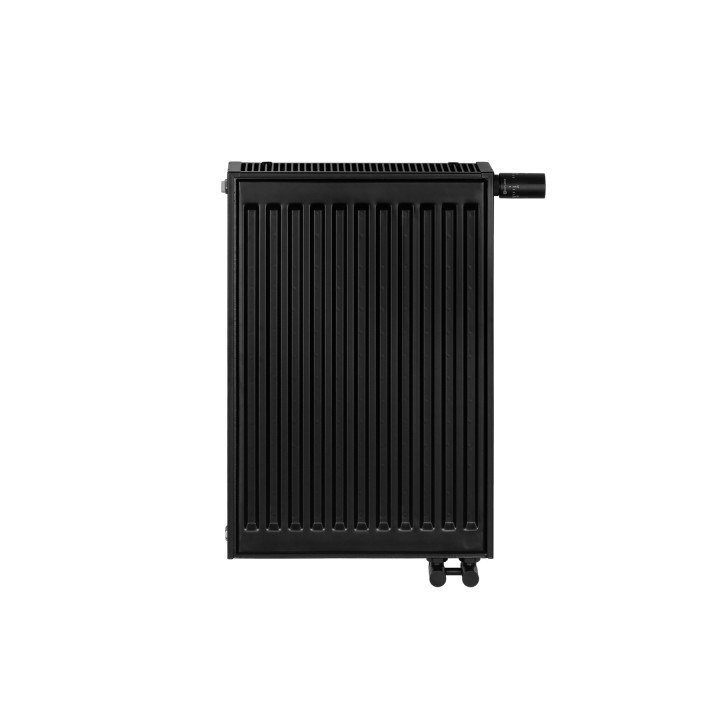 Grzejnik pokojowy panelowy Classic Line CV22 600x400 czarny 634W - widok z przodu