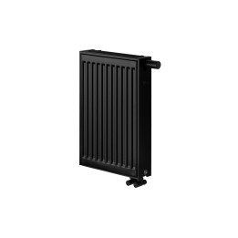 Grzejnik pokojowy panelowy Classic Line CV22 600x400 czarny 634W - widok perspektywiczny
