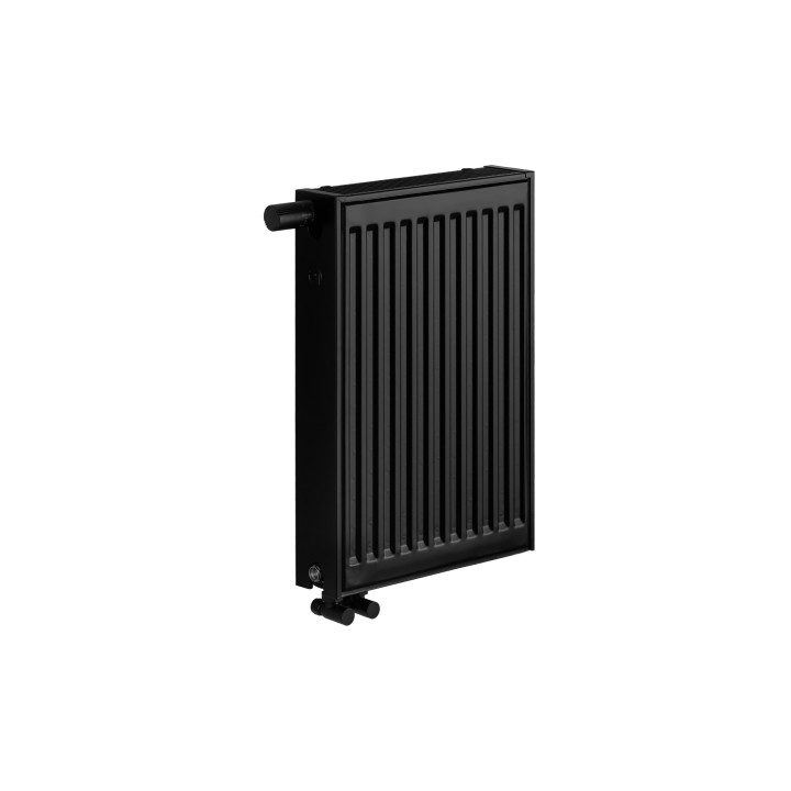Grzejnik pokojowy panelowy Classic Line CV22 600x400 czarny 634W - widok perspektywiczny