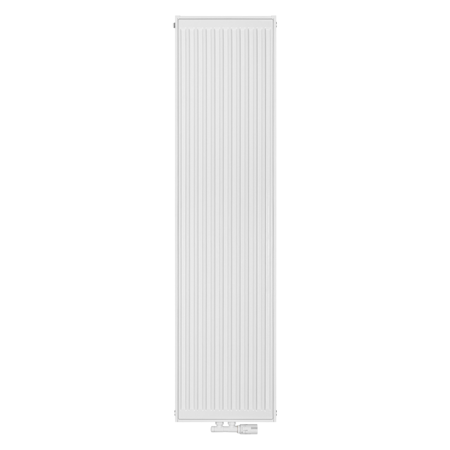 Grzejnik pokojowy panelowy pionowy TYP22 1600x400 biały 1435W - widok z przodu