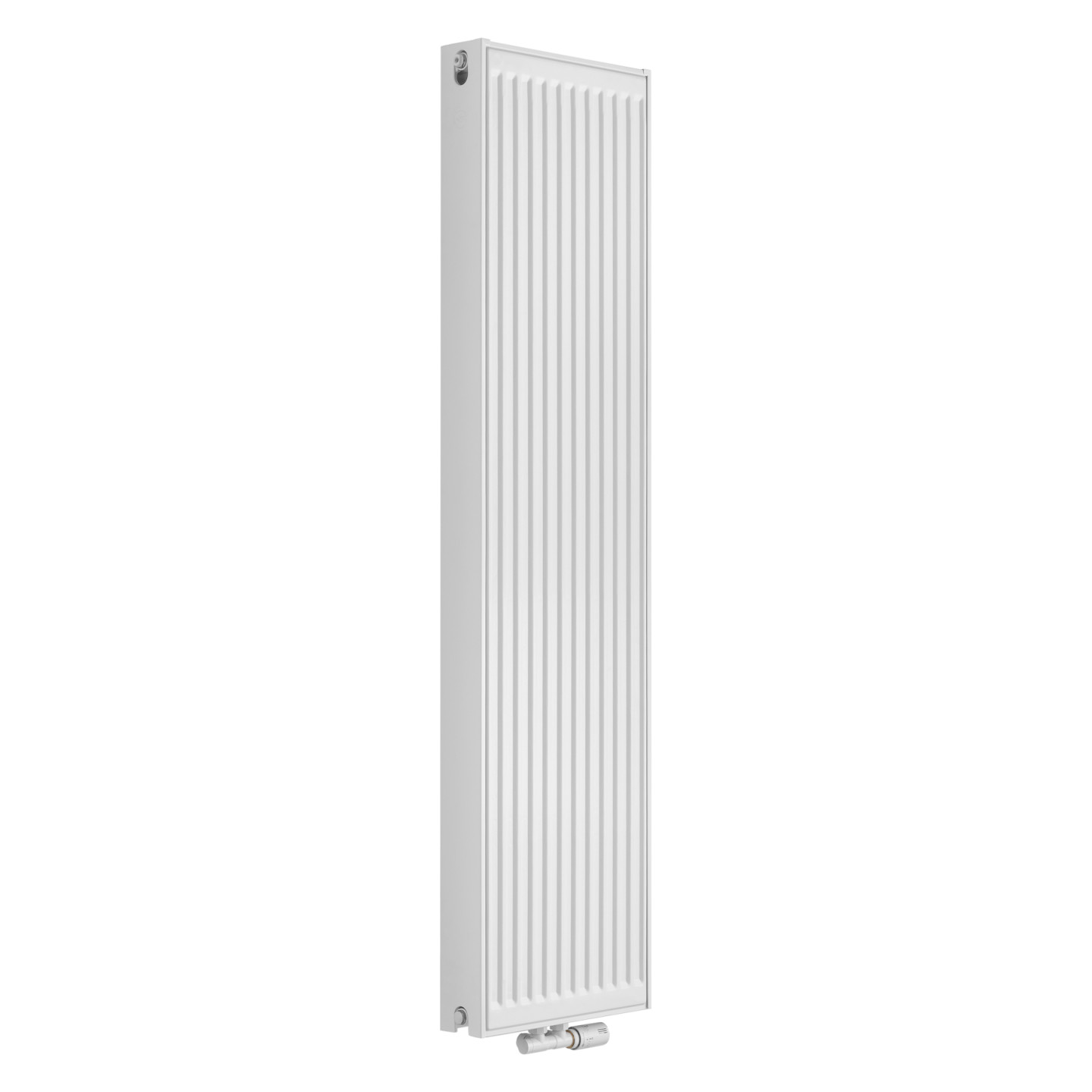 Grzejnik pokojowy panelowy pionowy TYP22 1600x400 biały 1435W - widok perspektywiczny
