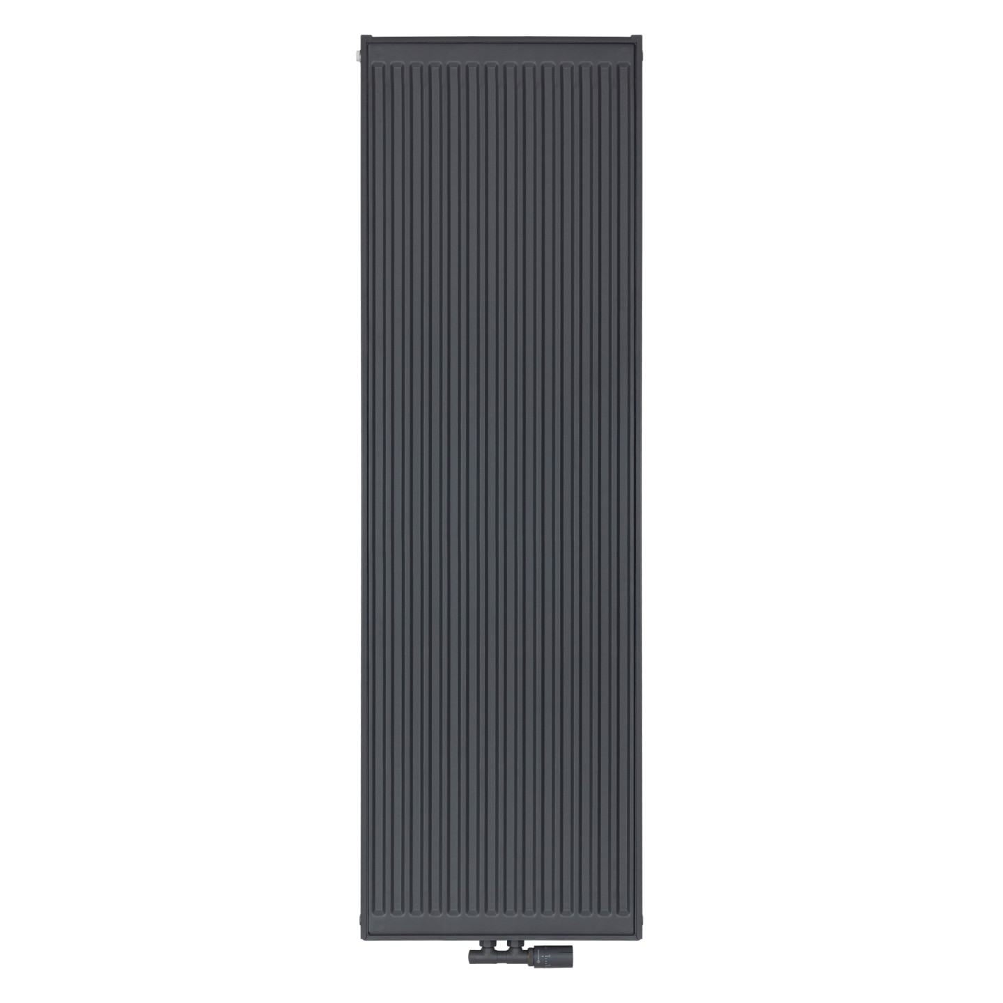 Grzejnik pokojowy panelowy pionowy TYP22 1600x500 antracyt 1794W - widok z przodu