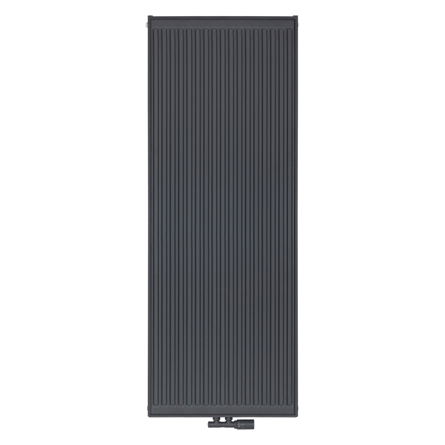 Grzejnik pokojowy panelowy pionowy TYP22 1600x600 antracyt 2153W - widok z przodu