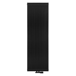 Grzejnik pokojowy panelowy pionowy TYP22 1600x500 czarny 1794W - widok z przodu