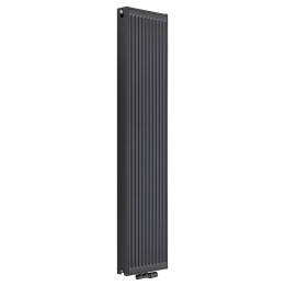 Grzejnik pokojowy panelowy pionowy TYP22 1800x400 antracyt 1563W - widok perspektywiczny