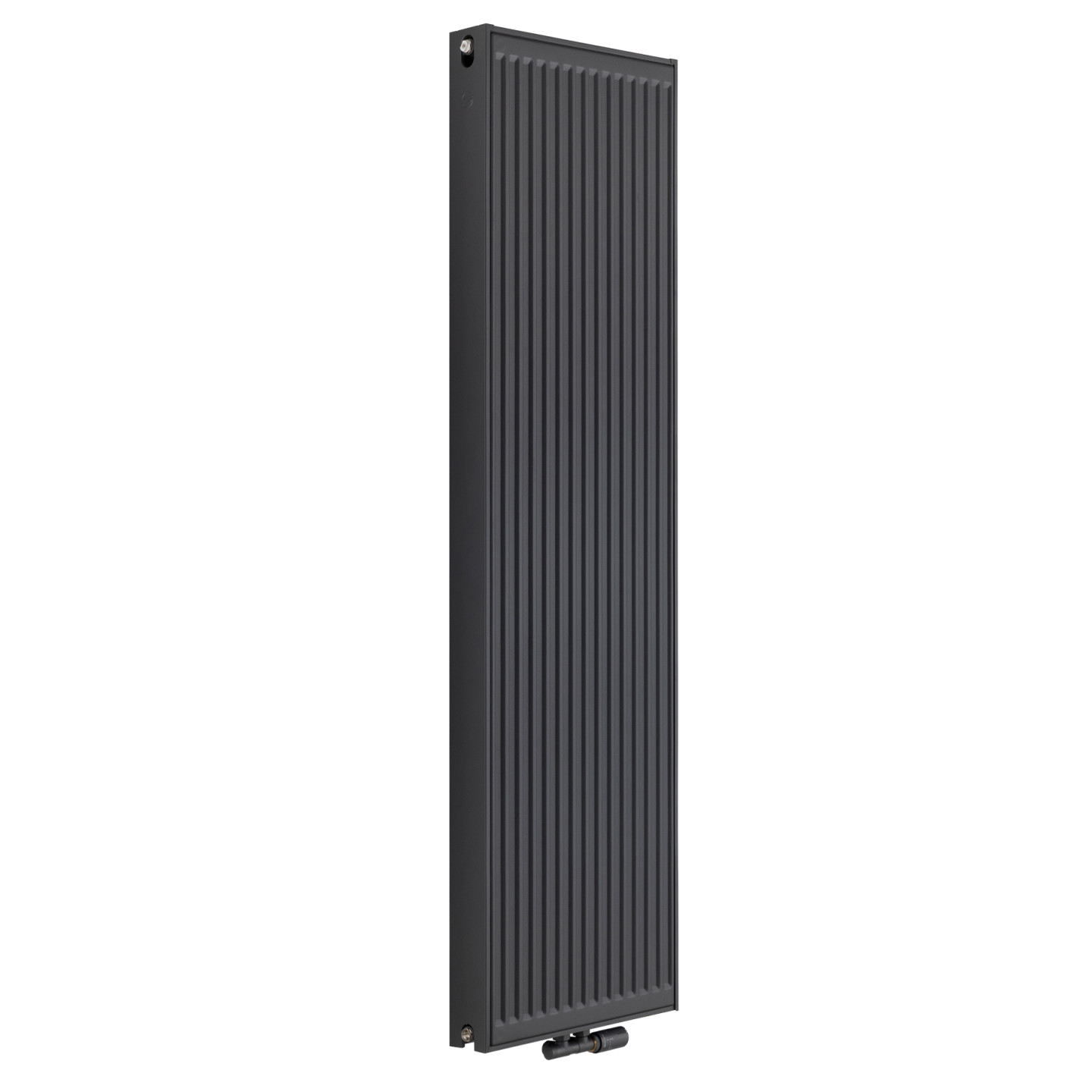 Grzejnik pokojowy panelowy pionowy TYP22 1800x500 antracyt 1954W - widok perspektywiczny