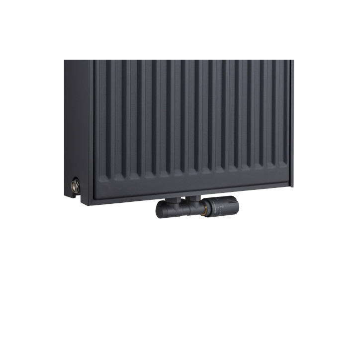 Grzejnik pokojowy panelowy pionowy TYP22 1800x500 antracyt 1954W - detal