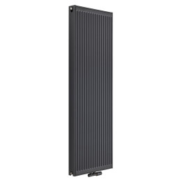Grzejnik pokojowy panelowy pionowy TYP22 1800x600 antracyt 2345W - widok perspektywiczny