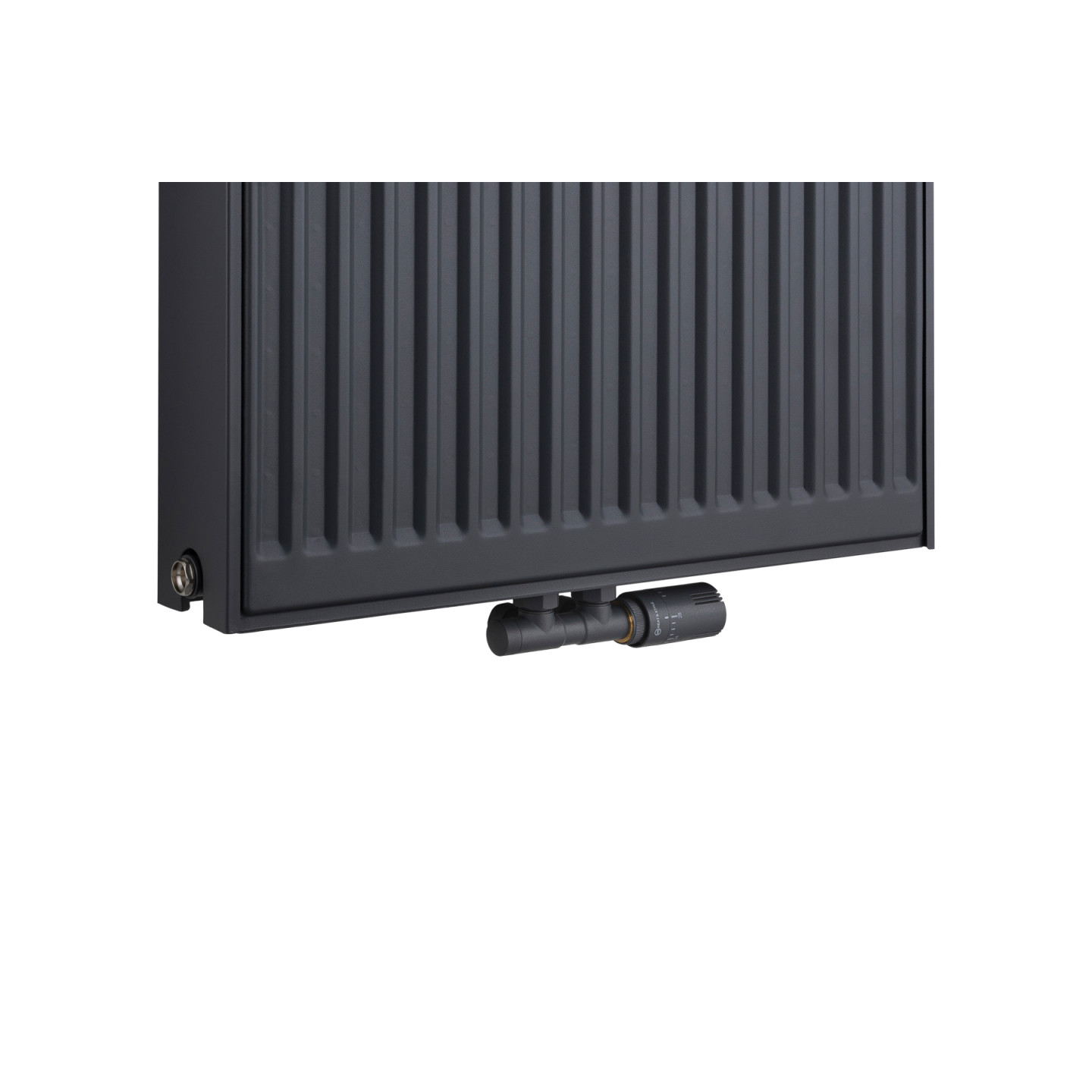 Grzejnik pokojowy panelowy pionowy TYP22 1800x600 antracyt 2345W - detal