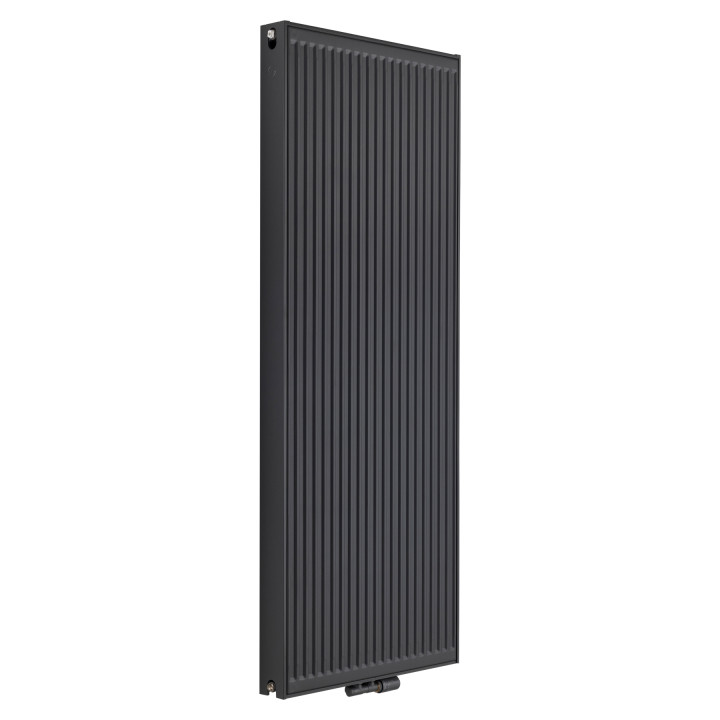 Grzejnik pokojowy panelowy pionowy TYP22 1800x700 antracyt 2735W - widok perspektywiczny