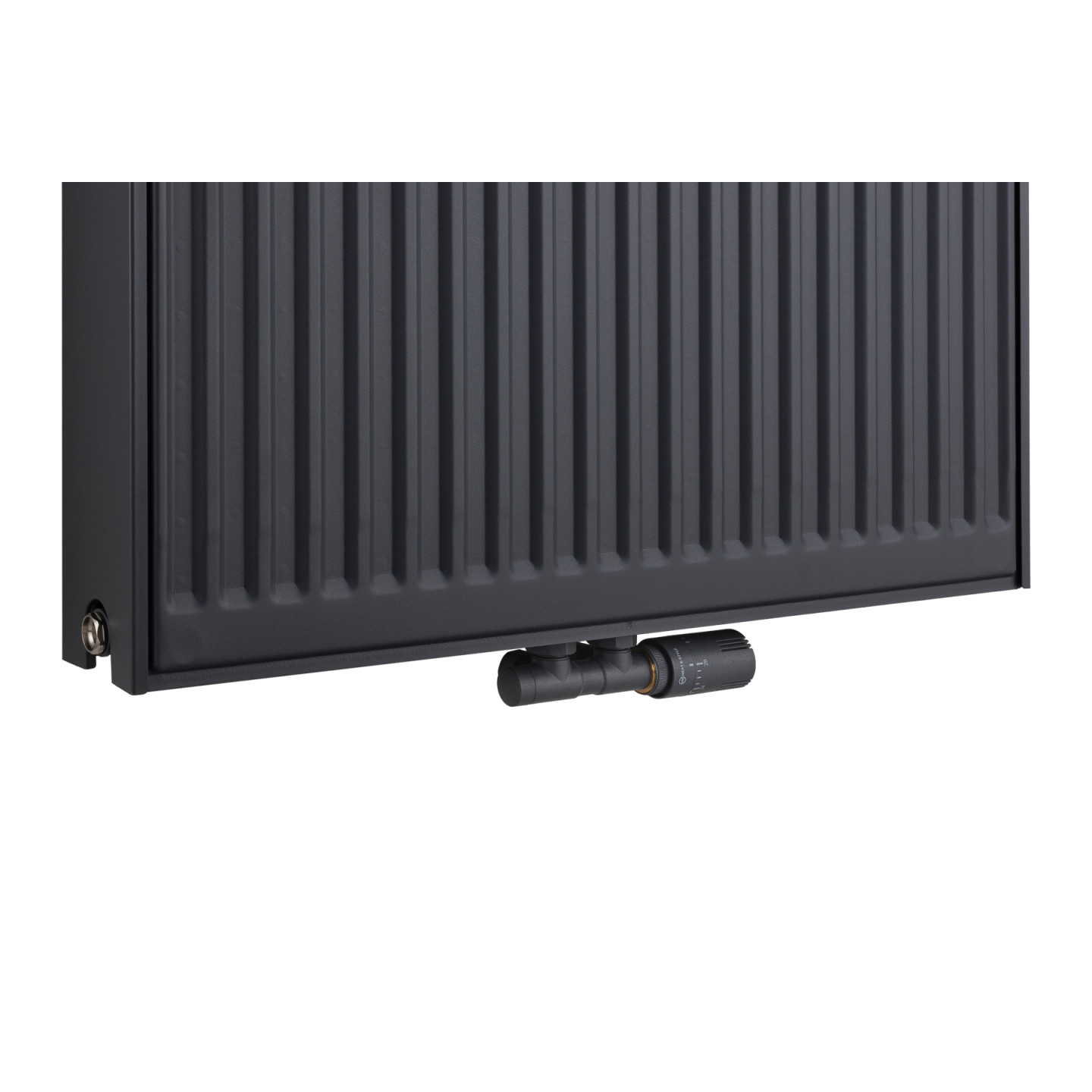 Grzejnik pokojowy panelowy pionowy TYP22 1800x700 antracyt 2735W - detal