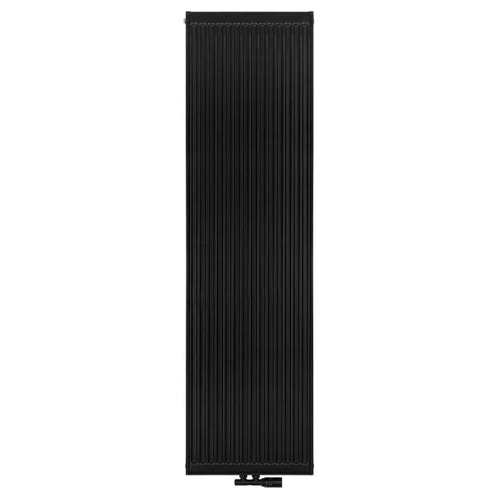 Grzejnik pokojowy panelowy pionowy TYP22 1800x500 czarny 1954W - widok z przodu