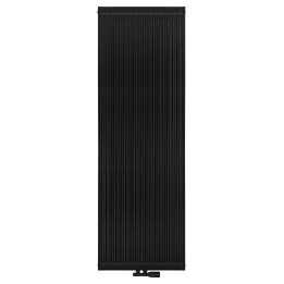 Grzejnik pokojowy panelowy pionowy TYP22 1800x600 czarny 2345W - widok z przodu