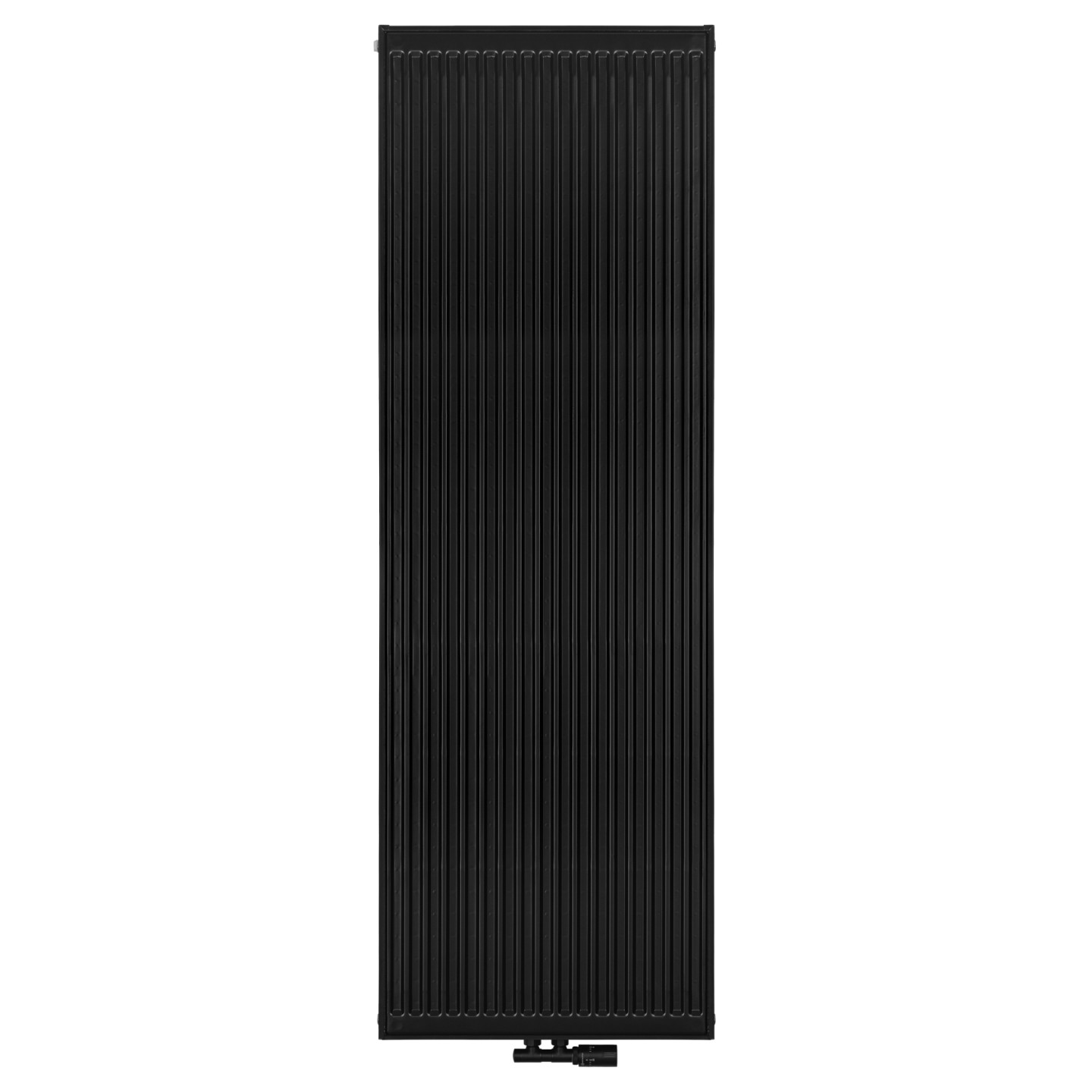 Grzejnik pokojowy panelowy pionowy TYP22 1800x600 czarny 2345W - widok z przodu