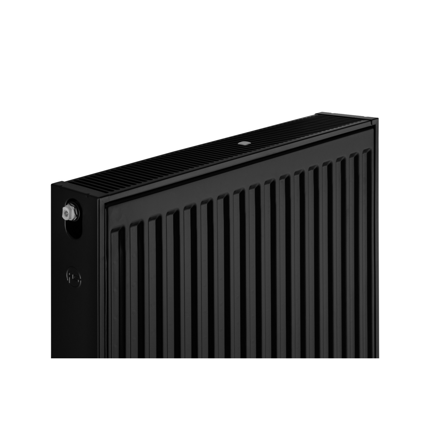 Grzejnik pokojowy panelowy pionowy TYP22 1800x600 czarny 2345W - detal