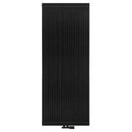 Grzejnik pokojowy panelowy pionowy TYP22 1800x700 czarny 2735W - widok z przodu