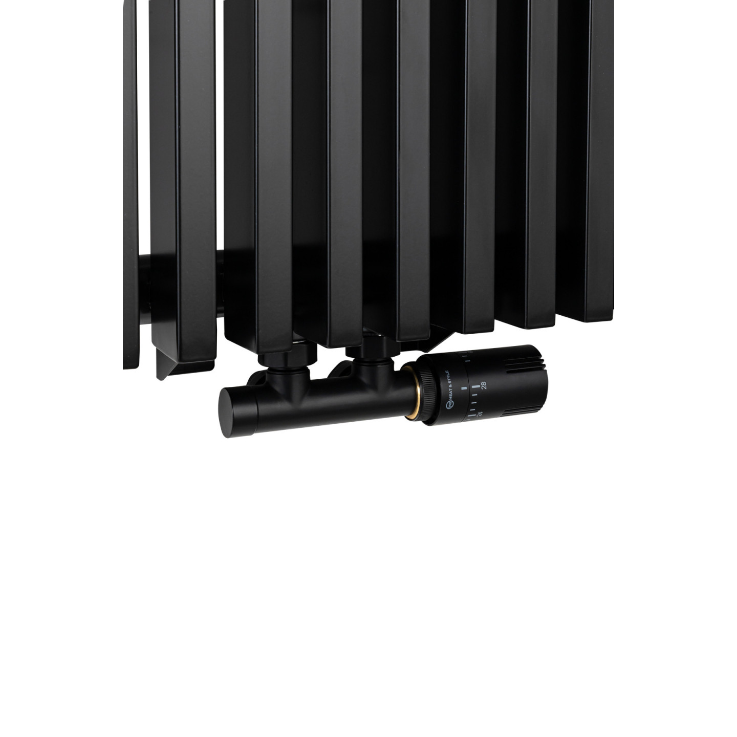 Grzejnik dekoracyjny Mild 1800x456 czarny