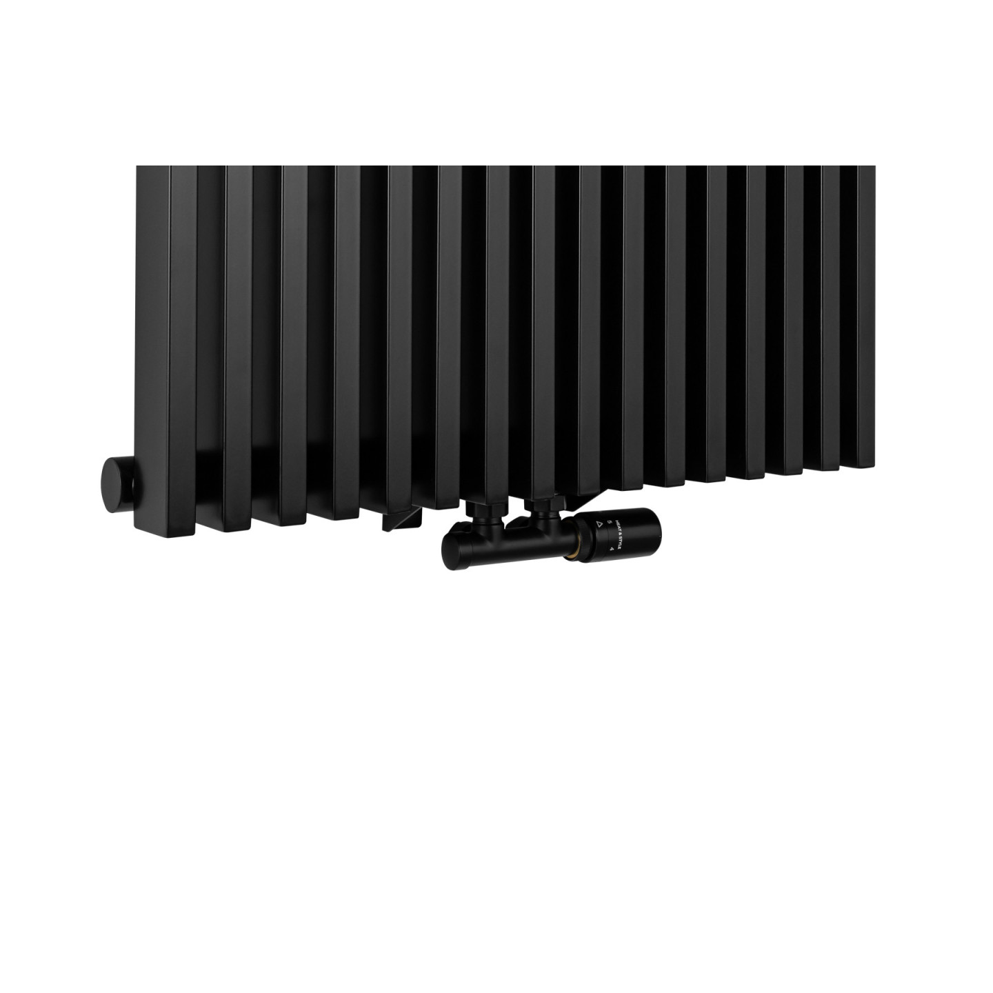 Grzejnik dekoracyjny Mild 1800x608 czarny