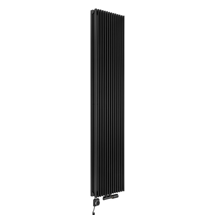 Grzejnik dekoracyjny Edo ED2E 1800x394 czarny