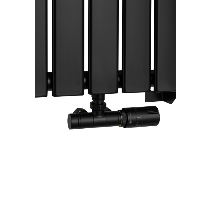 Grzejnik dekoracyjny Ultra Slim US1 1600x476 czarny