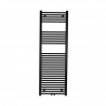 Grzejnik łazienkowy drabinkowy Constans 150x50cm w kolorze czarnym z podłączeniem dolnym środkowym o rozstawie 50mm.  Grzejnik łazienkowy drabinkowy Constans 150x50cm w kolorze czarnym z podłączeniem dolnym środkowym o rozstawie 50mm.