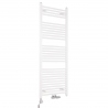Grzejnik łazienkowy drabinkowy Constans 150x60cm biały z podłączeniem dolnym środkowym o rozstawie 50mm. wraz z zamontowanym zaworem zespolonym chromowanym Multiflow w figurze kątowej prawej oraz z grzałką elektryczną Terma Moa chromowaną, kabel spiralny szary. Grzejnik łazienkowy drabinkowy Constans 150x60cm biały z podłączeniem dolnym środkowym o rozstawie 50mm. wraz z zamontowanym zaworem zespolonym chromowanym Multiflow w figurze kątowej prawej oraz z grzałką elektryczną Terma Moa chromowaną, kabel spiralny szary.