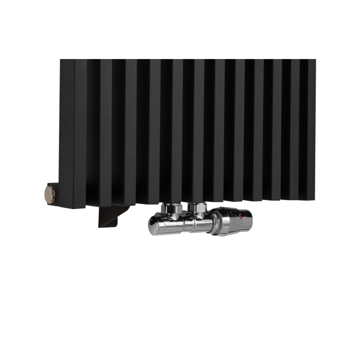 Grzejnik dekoracyjny Diva 1800x460 czarny mat