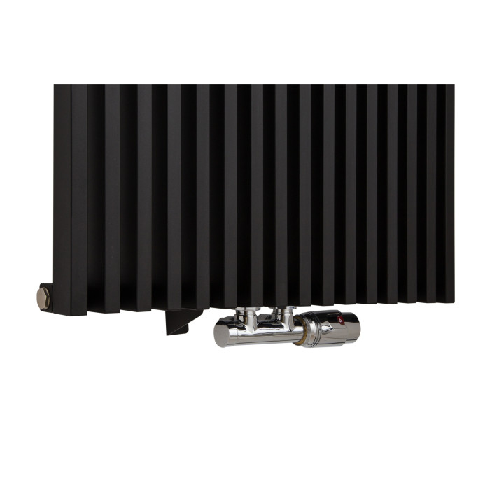Grzejnik dekoracyjny Diva 1800x620 czarny mat