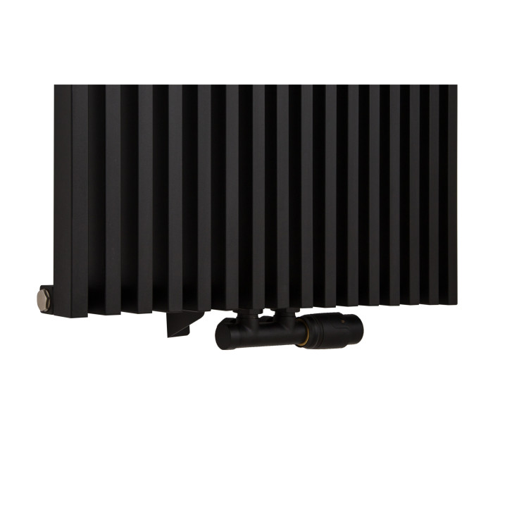 Grzejnik dekoracyjny Diva 1800x620 czarny mat