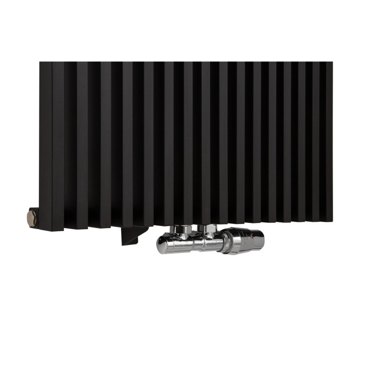 Grzejnik dekoracyjny Diva 1800x620 czarny mat