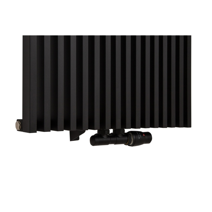Grzejnik dekoracyjny Diva 1800x620 czarny mat