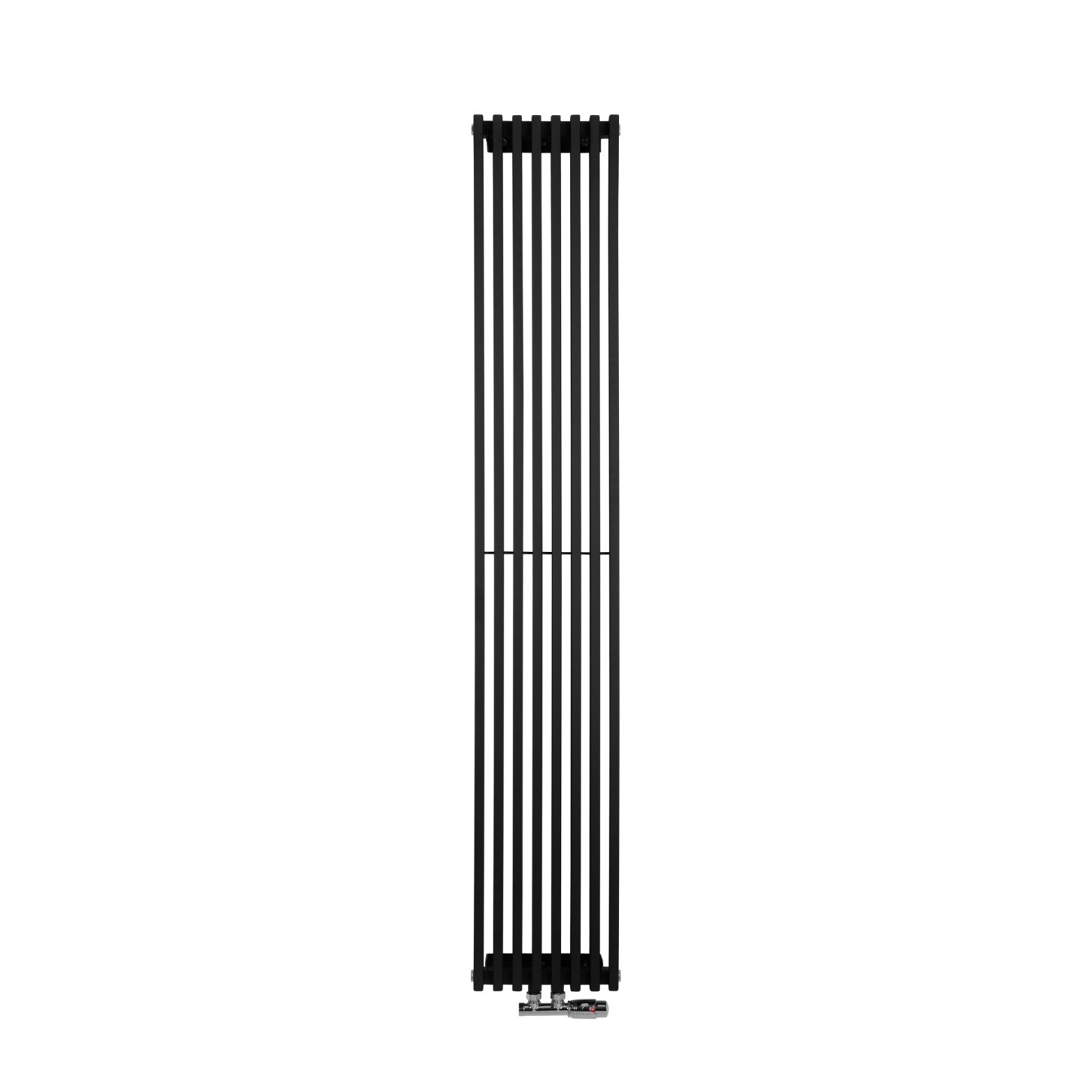 Grzejnik dekoracyjny Diva 1800x300 czarny mat