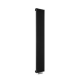 Grzejnik dekoracyjny Diva 1800x300 czarny mat