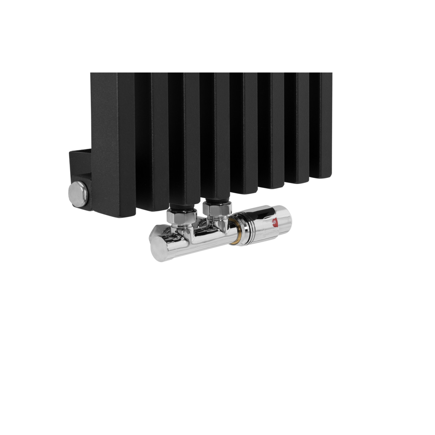 Grzejnik dekoracyjny Diva 1800x300 czarny mat